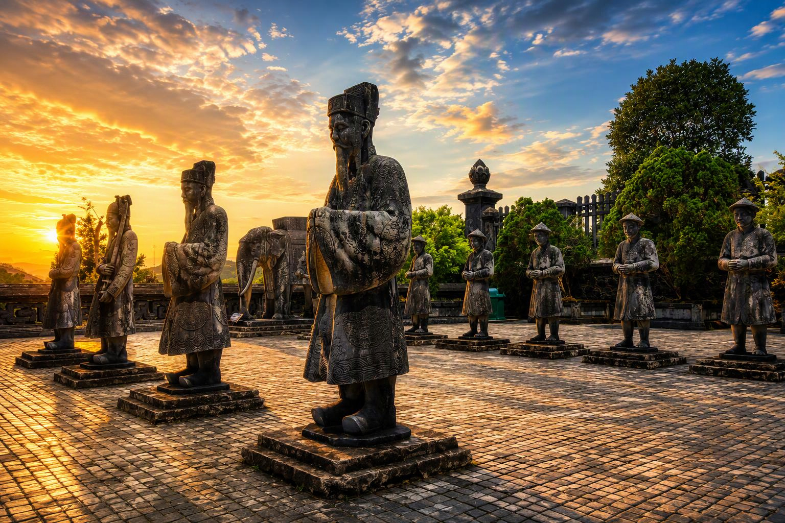 Ornate Royal Tombs & Riverside Pagodas