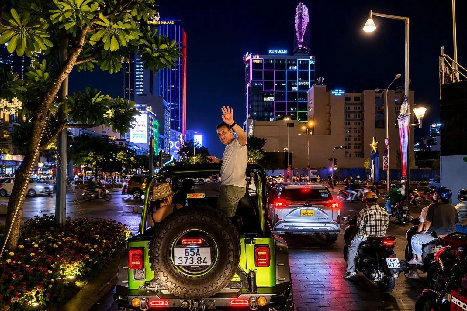 Saigon Nightlife Jeep Tour